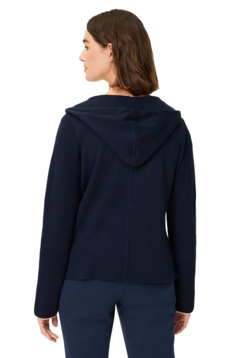 Women's Knit Hoodie Cardigan Sweater