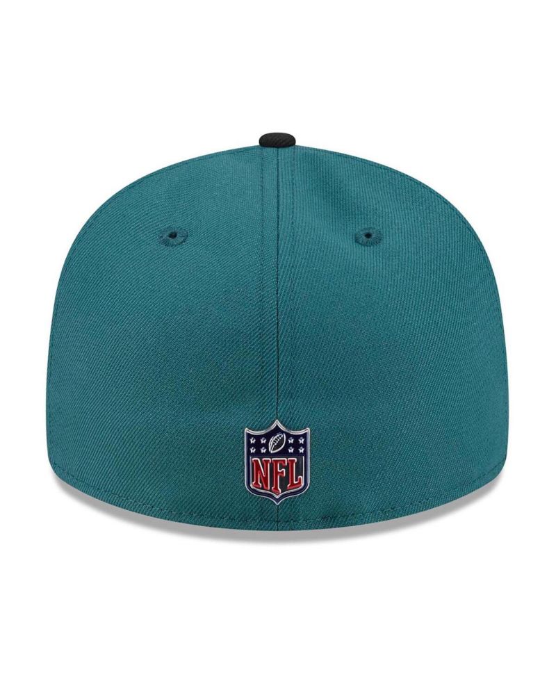 Men's Midnight Green/Black Philadelphia Eagles 2026 NFL Draft Pre-Curved 59FIFTY Fitted Hat