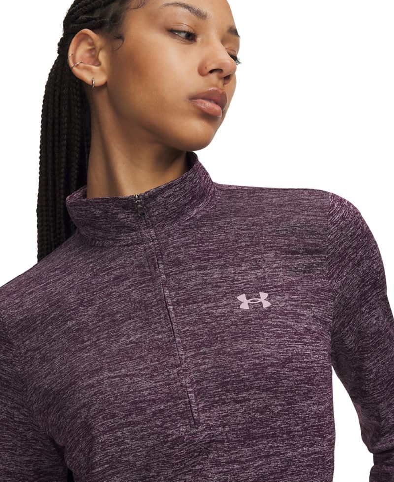 Women's Twist Tech Quarter-Zip Logo Top
