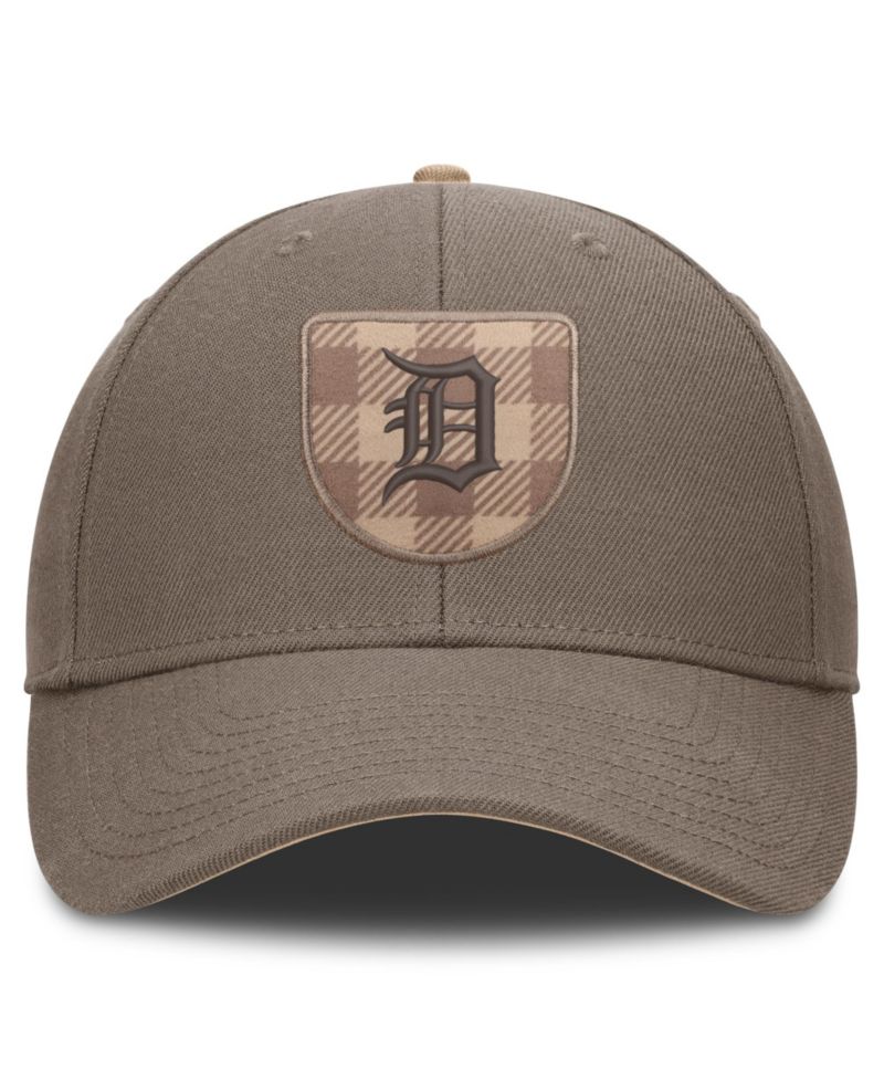 Men's Brown Detroit Tigers Statement Rise Adjustable Hat
