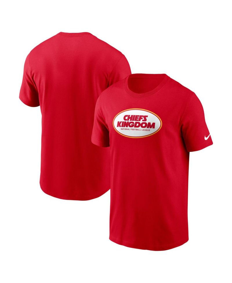 Men's Red Kansas City Chiefs Primetime Local Essential T-Shirt