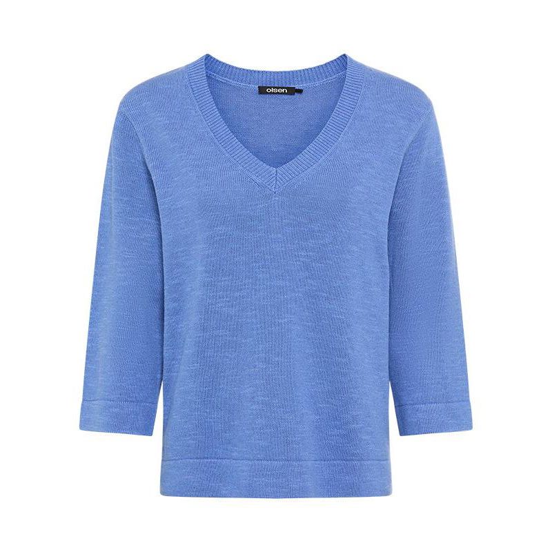 Women's Solid V-Neck Sweater