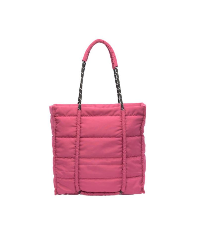 Palm Faux Leather Tote Bag