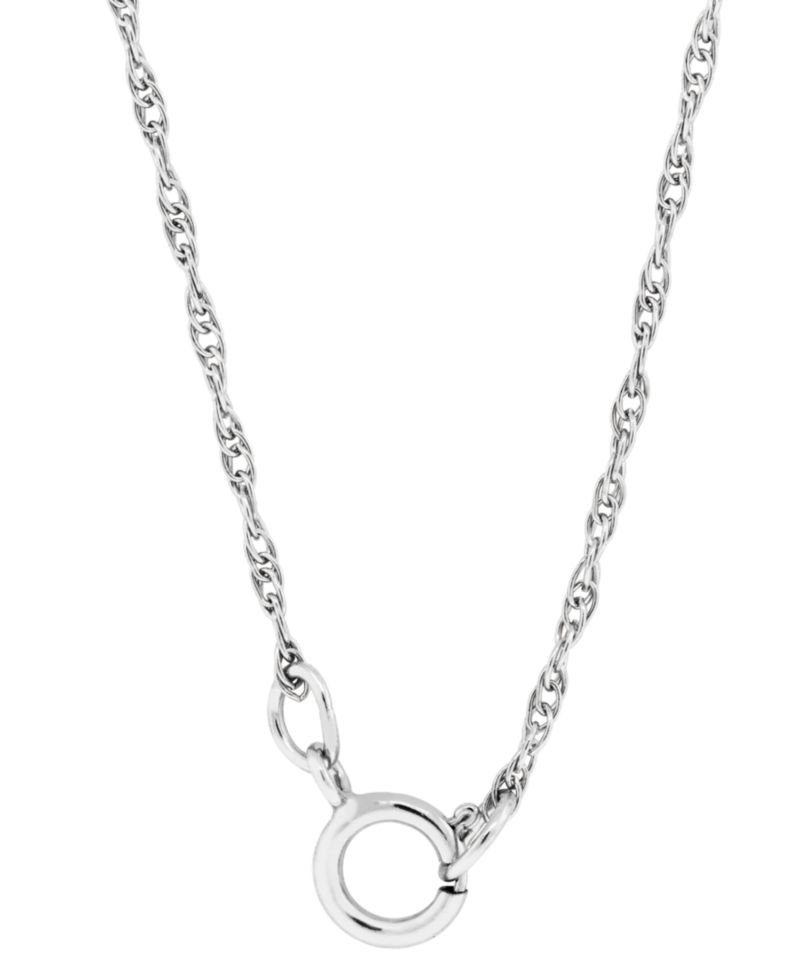 White Opal (7x5mm) Rose Pendant 18" Necklace in Sterling Silver with 12k Rose and Green Gold