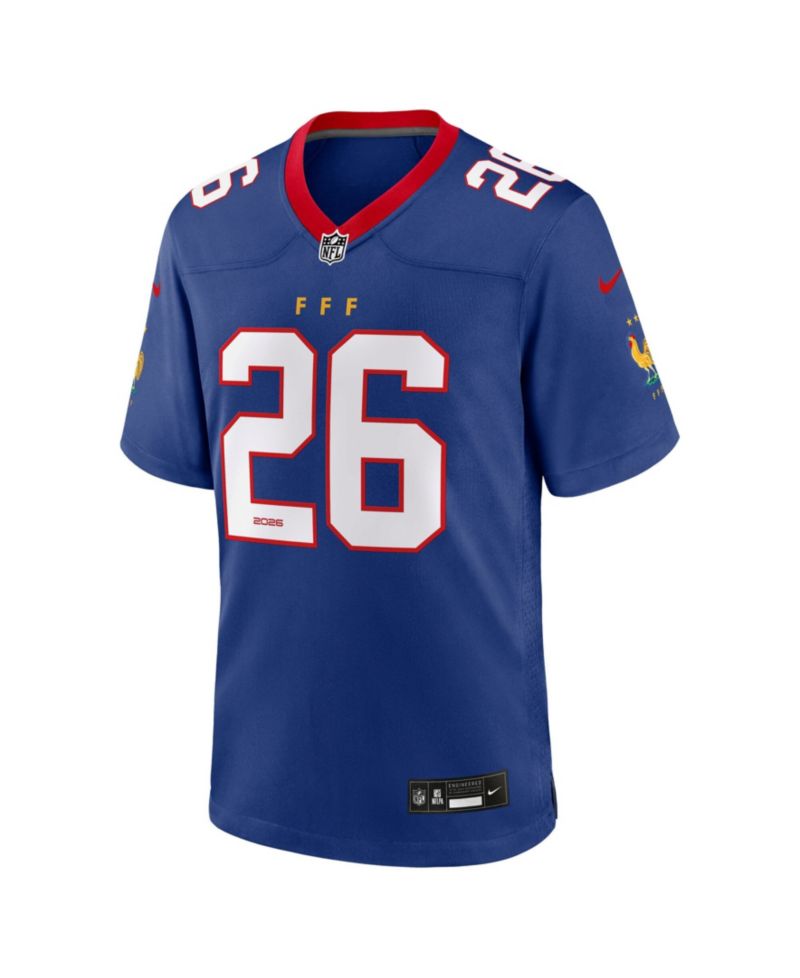 Men's Blue France National Team x NFL Game Jersey