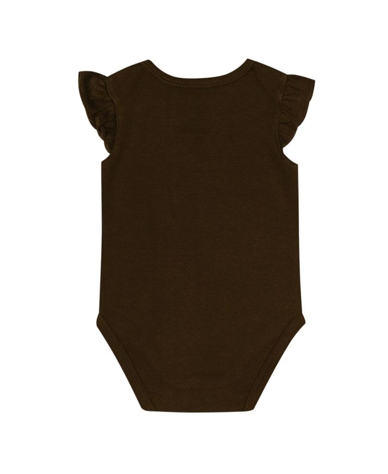 Baby Girls 2-Piece Cleveland Browns The Sunshine Bodysuit Set