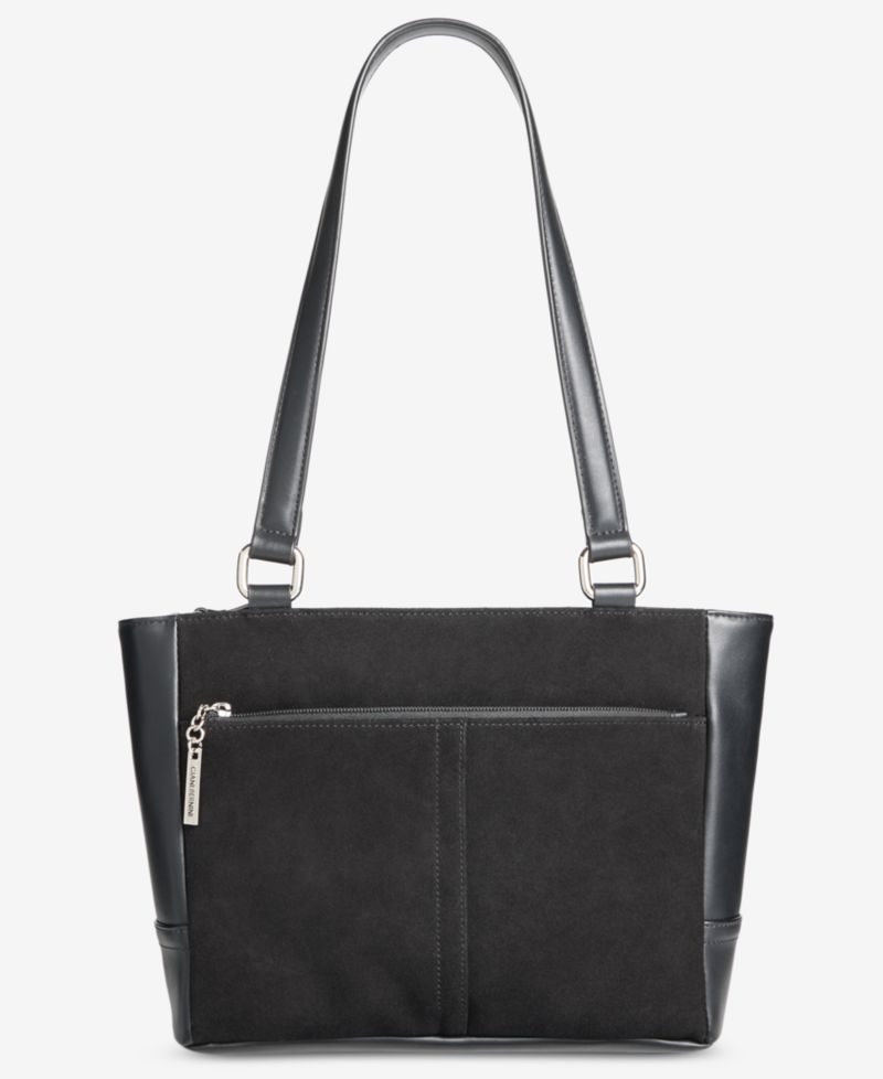 Nappa Suede Combo Tulip Tote