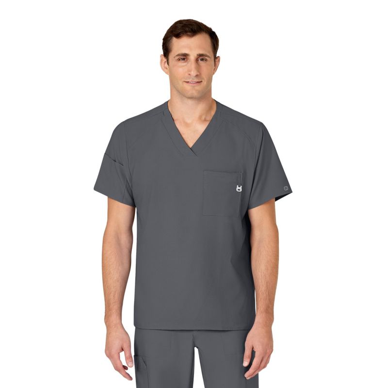 Men's W123 V-Neck Scrub Top
