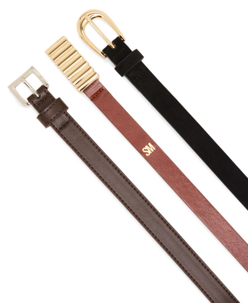 Glazed Polyurethane 3-Pack Belt Set
