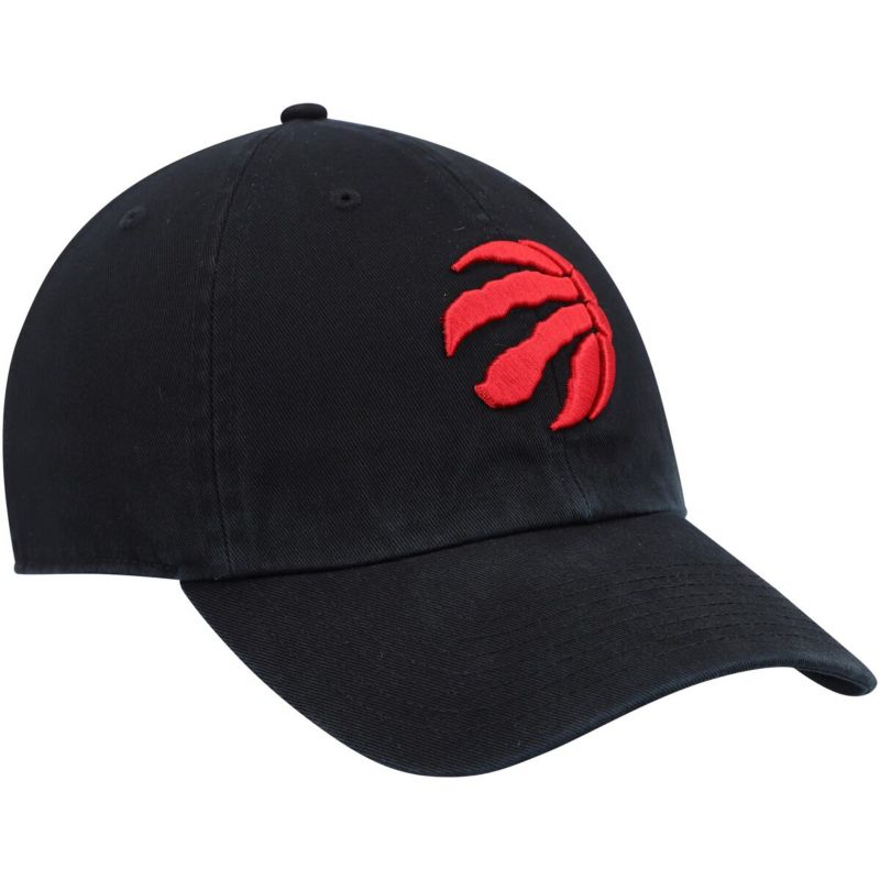 '47 Men's Black Toronto Raptors Alternate Logo Team Clean Up Adjustable Hat