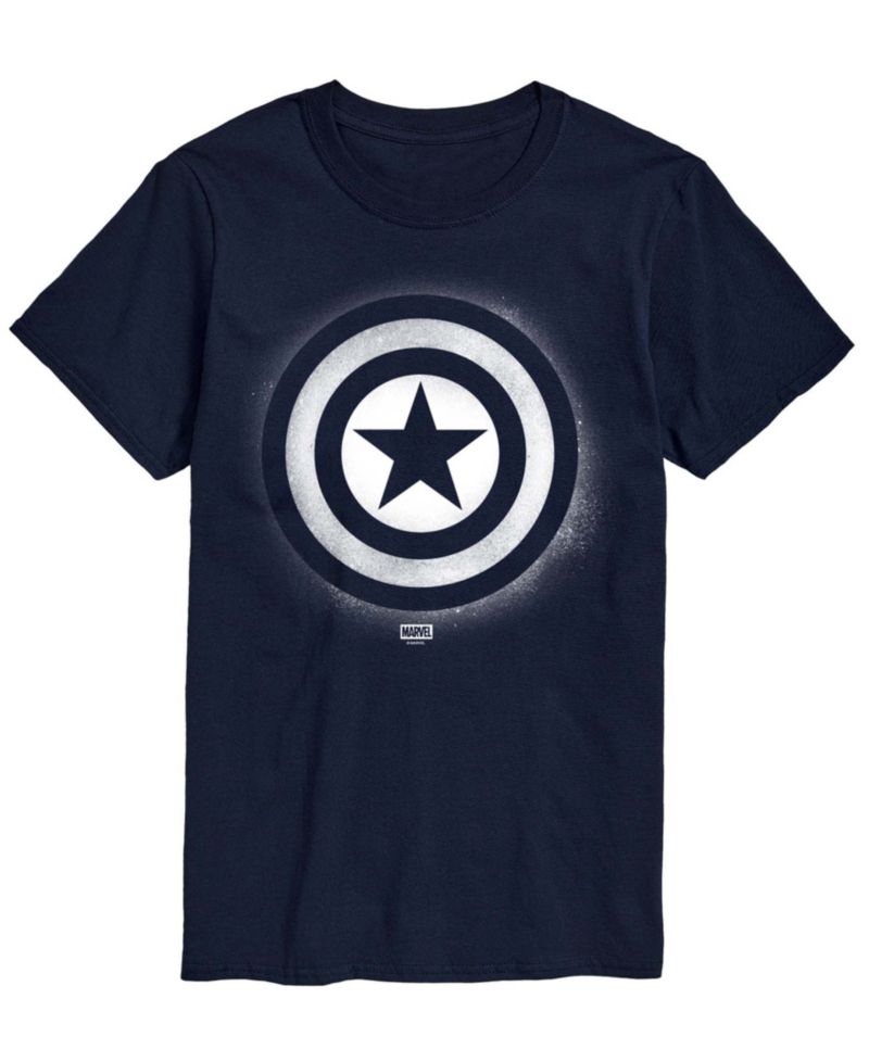 Men's Captain America Logo Short-Sleeve Graphic T-Shirt