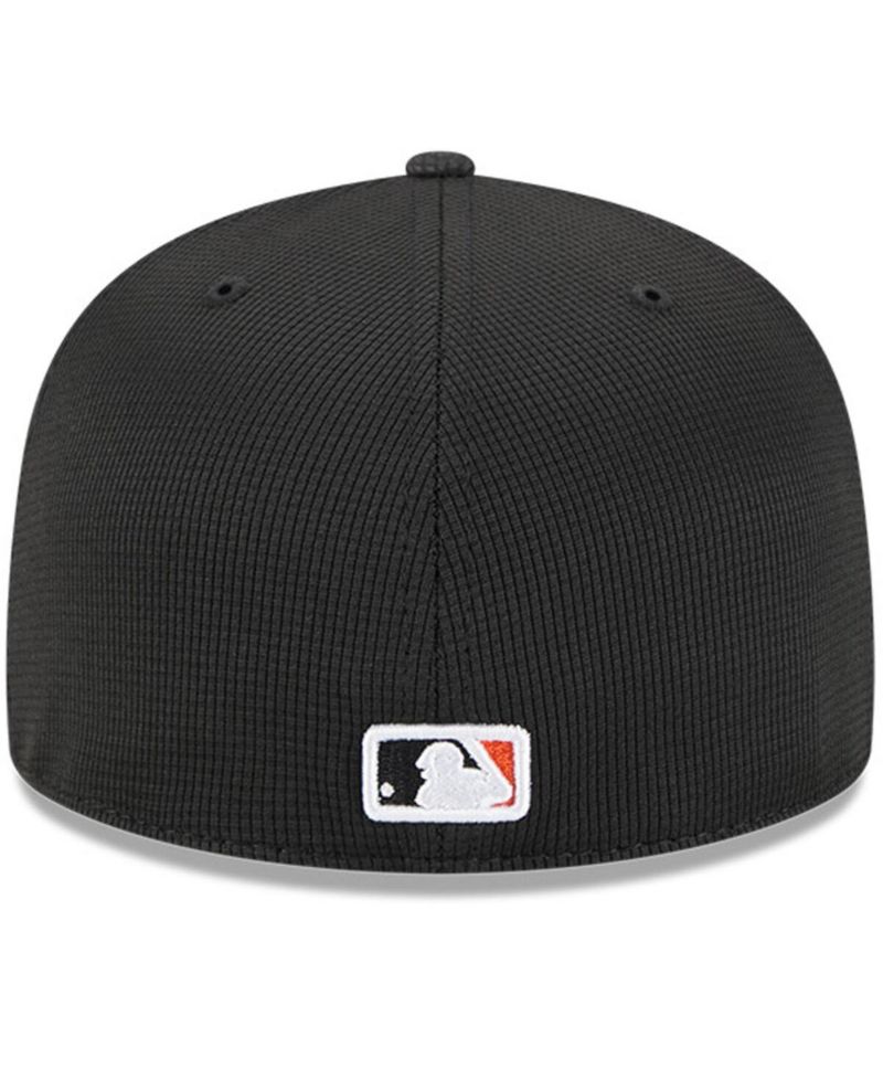 Men's Black Baltimore Orioles City Connect Batting Practice 59FIFTY Fitted Hat