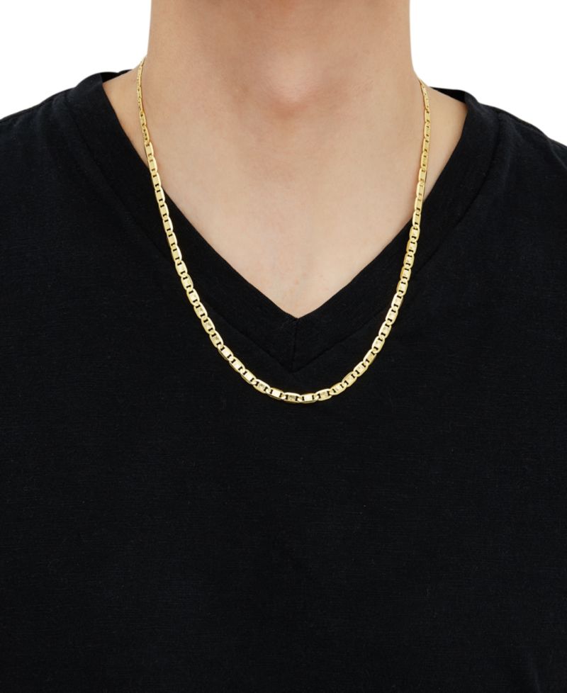 Valentina Link 22" Chain Necklace in 14k Gold-Plated Sterling Silver or Sterling Silver