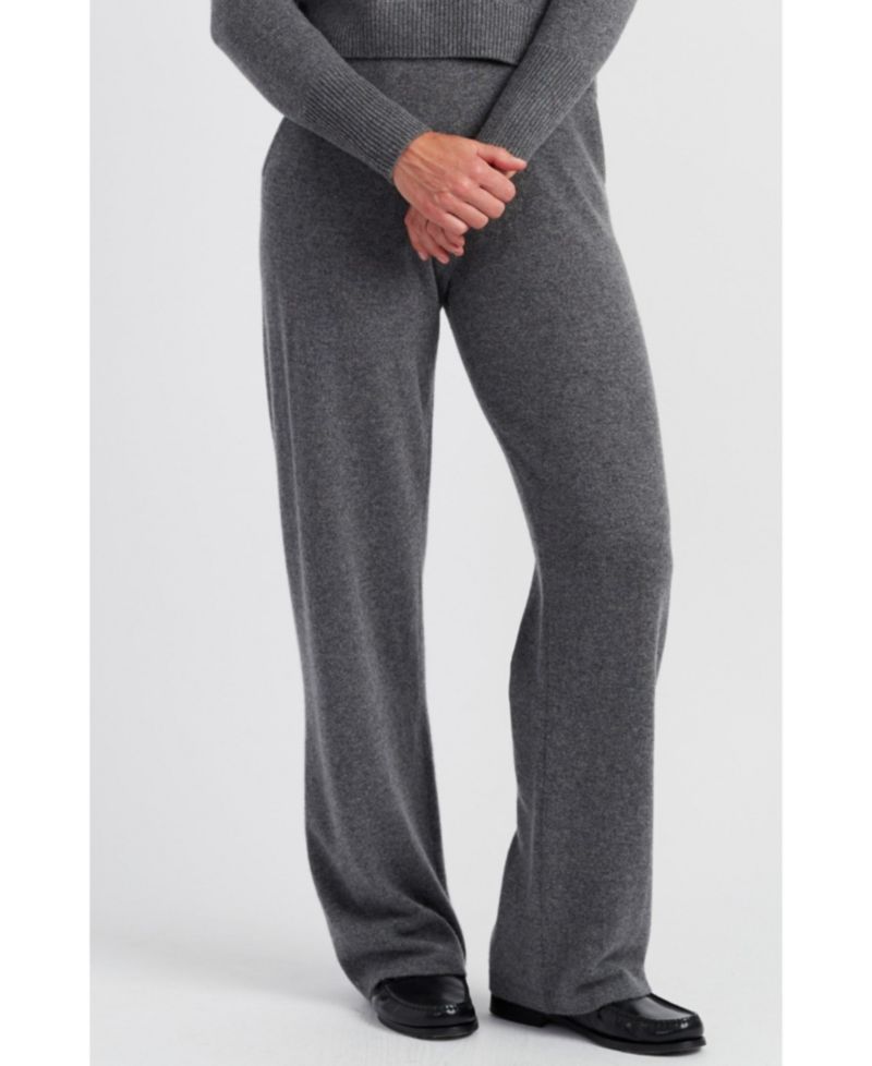 Women's Chinti and Parker Pure Cashmere Wide Leg Pants