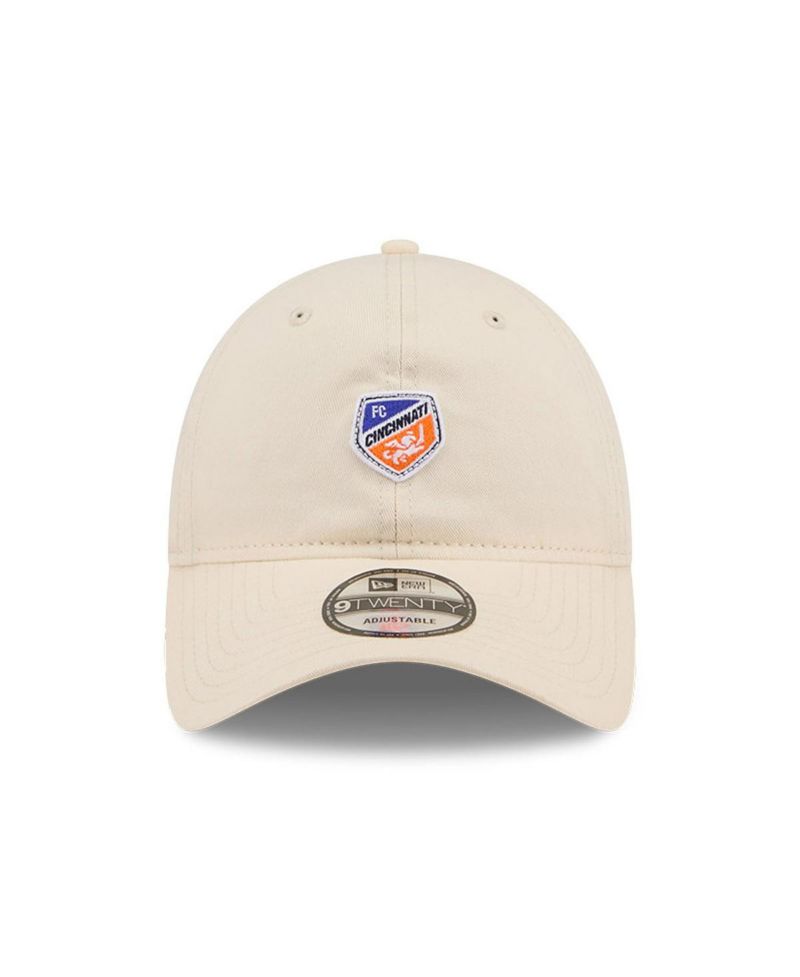 Men's Beige FC Cincinnati Micro Team Logo 9TWENTY Adjustable Hat