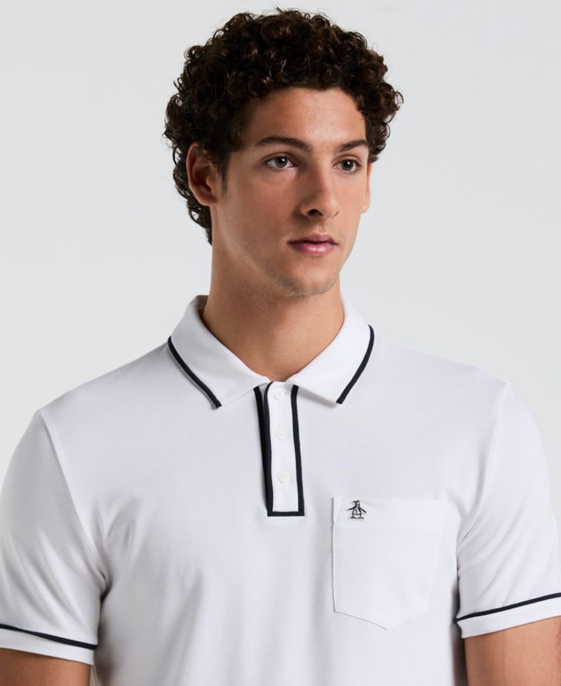 Men's Earl Pique Short-Sleeve Polo Shirt