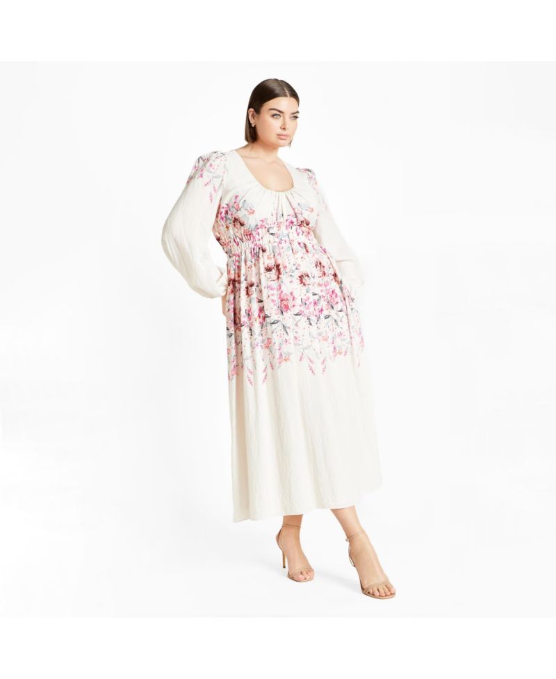 Plus Size Keyla Print Maxi Dress