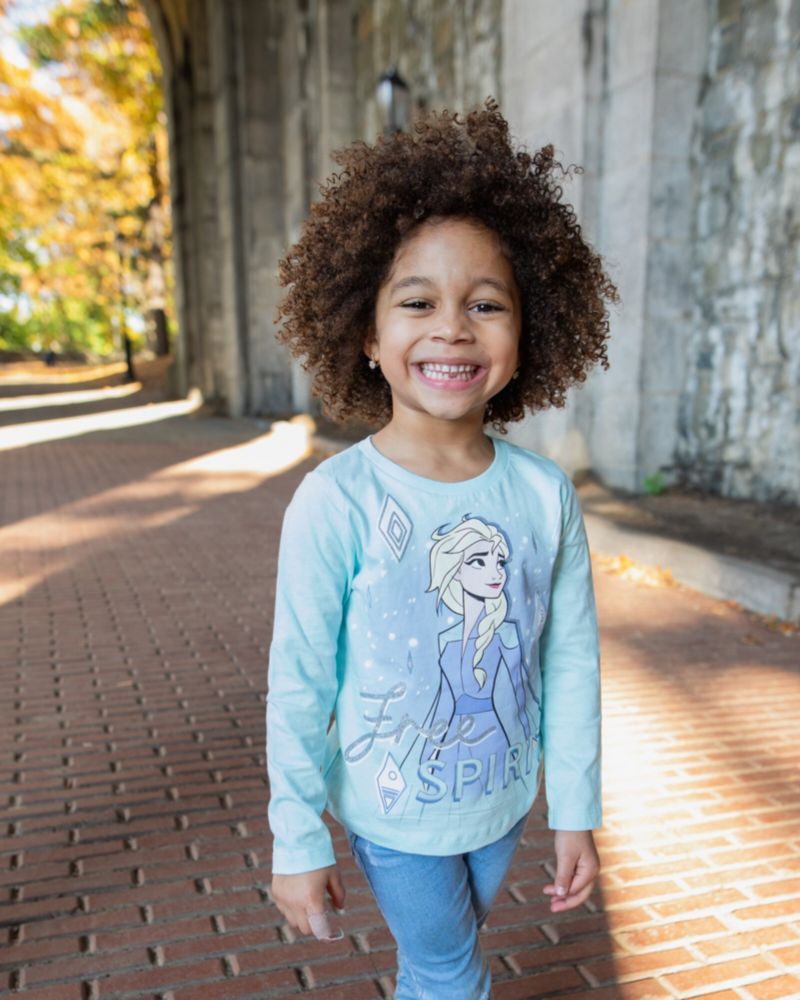 Disney Princess Anna Elsa Girls 3 Pack T-Shirts Toddler| Child