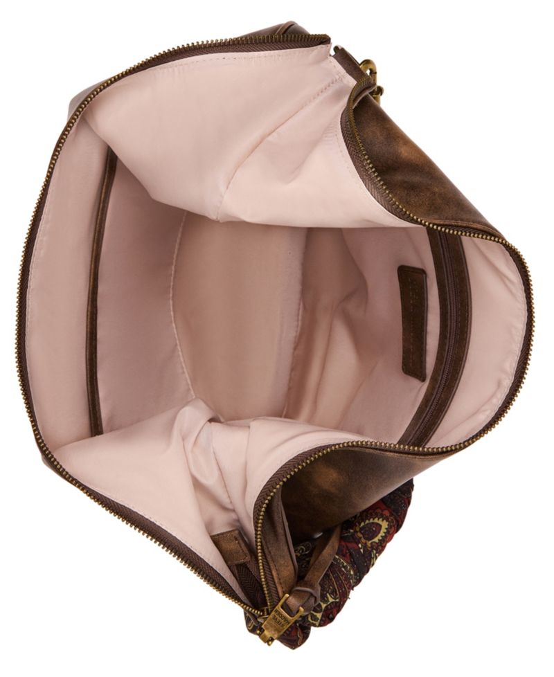 Olga-P Polyurethane Small Hobo Handbag