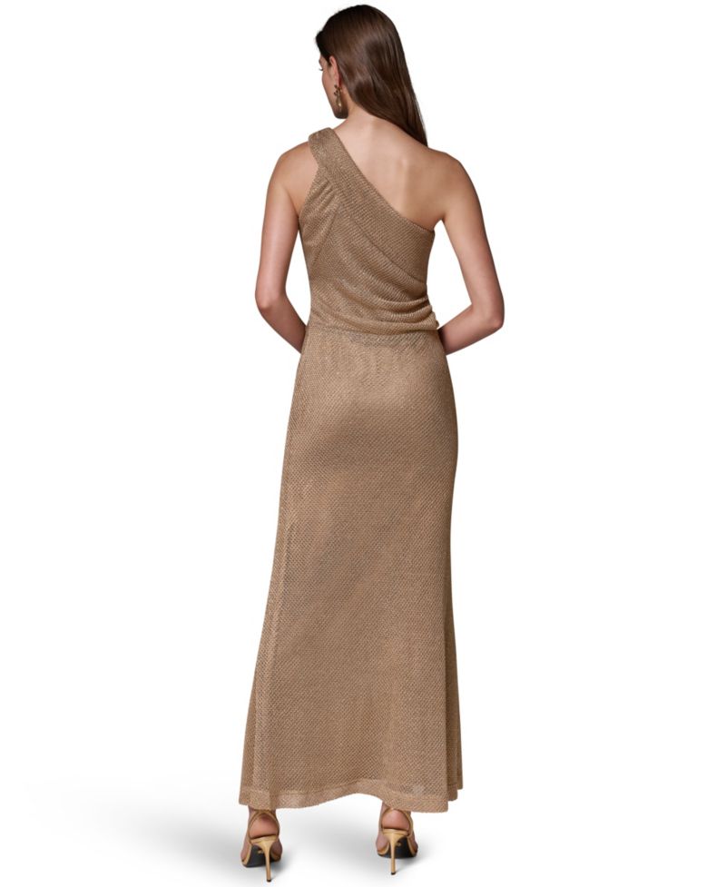 Women's One-Shoulder Side-Slit Gown
