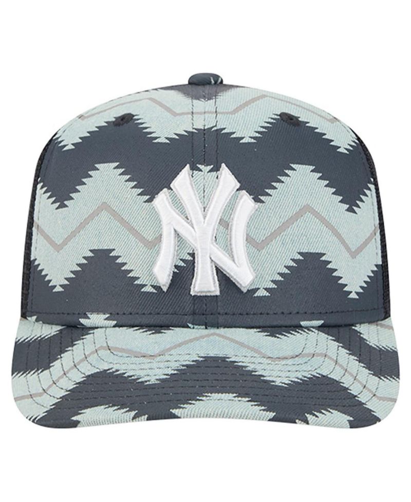 Men's Denim/Navy New York Yankees Aztec Denim 9SEVENTY Adjustable Hat