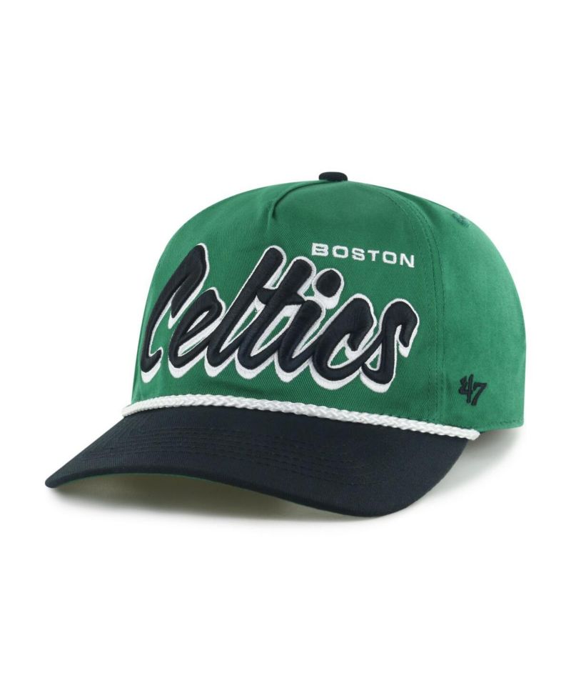 Men's Kelly Green/Black Boston Celtics Drop Shadow Rope Hitch Adjustable Hat
