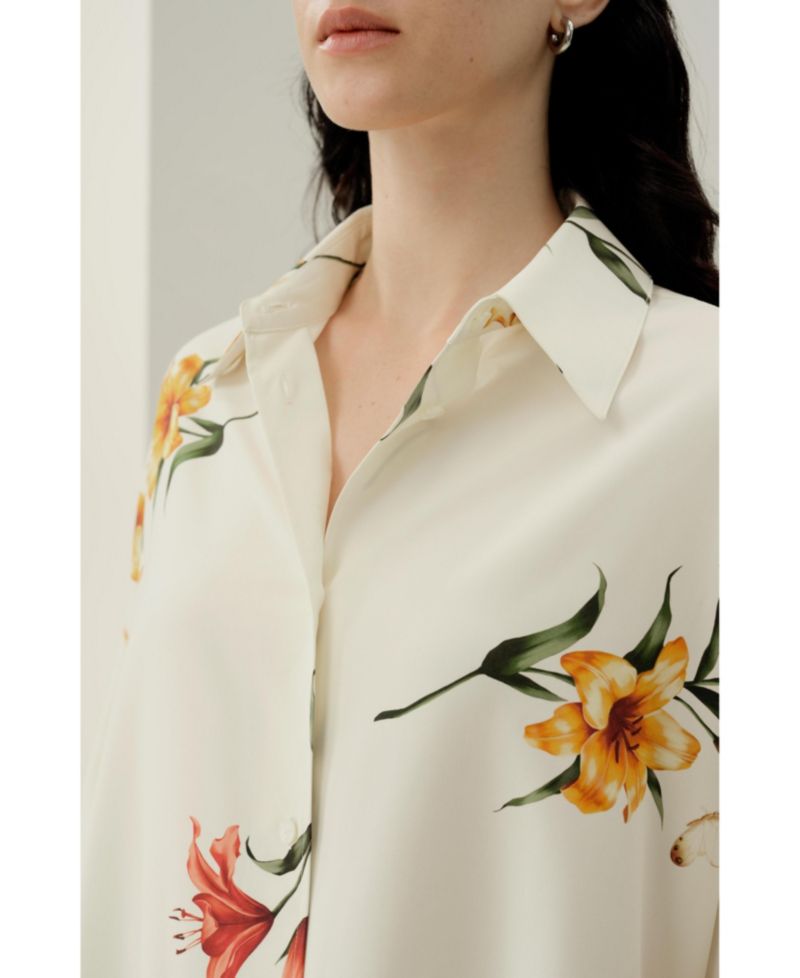 Women's Print Oversize Top