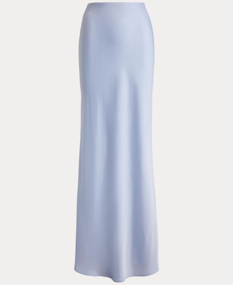 Women's Satin Charmeuse Maxi Skirt