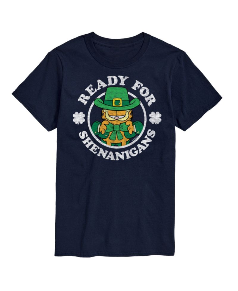 Men's Garfield Ready For Shenanigans Short-Sleeve T-Shirt