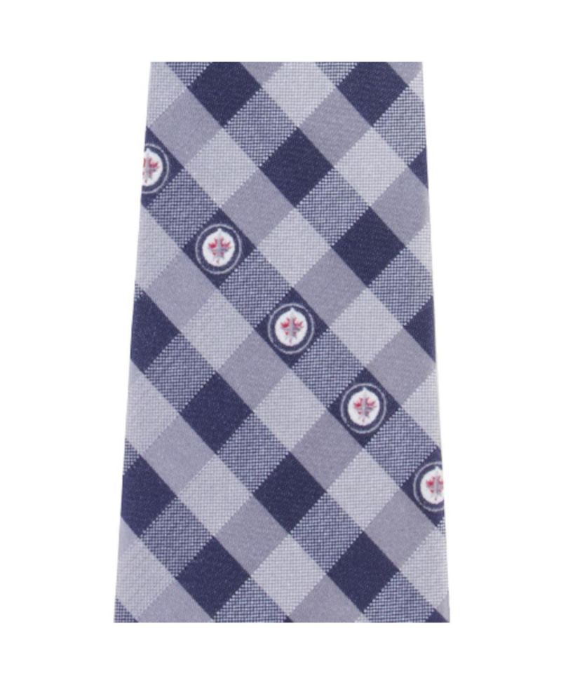 Men's Winnipeg Jets Woven Poly Check Tie