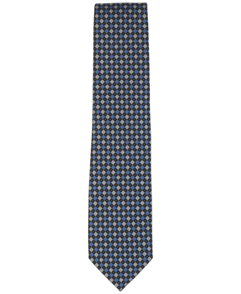 Men's Classic Diamond Pattern Tie