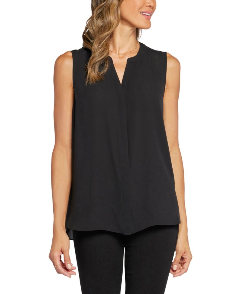 Women's Sleeveless Pintuck Top