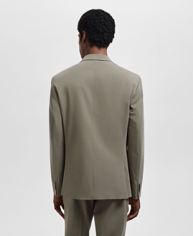Men's Stretch-Fabric Super Slim-Fit Suit Jacket