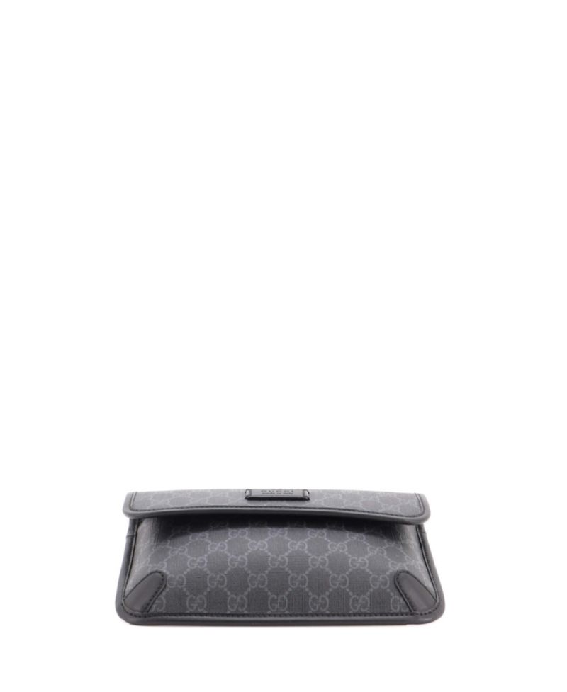 Web Flap Belt Bag GG Coated Canvas
