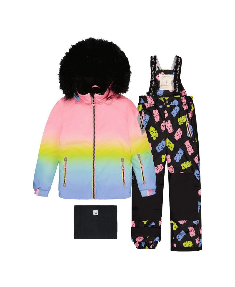 Little and Big Girl 6-14 Two Piece Play Snowsuit