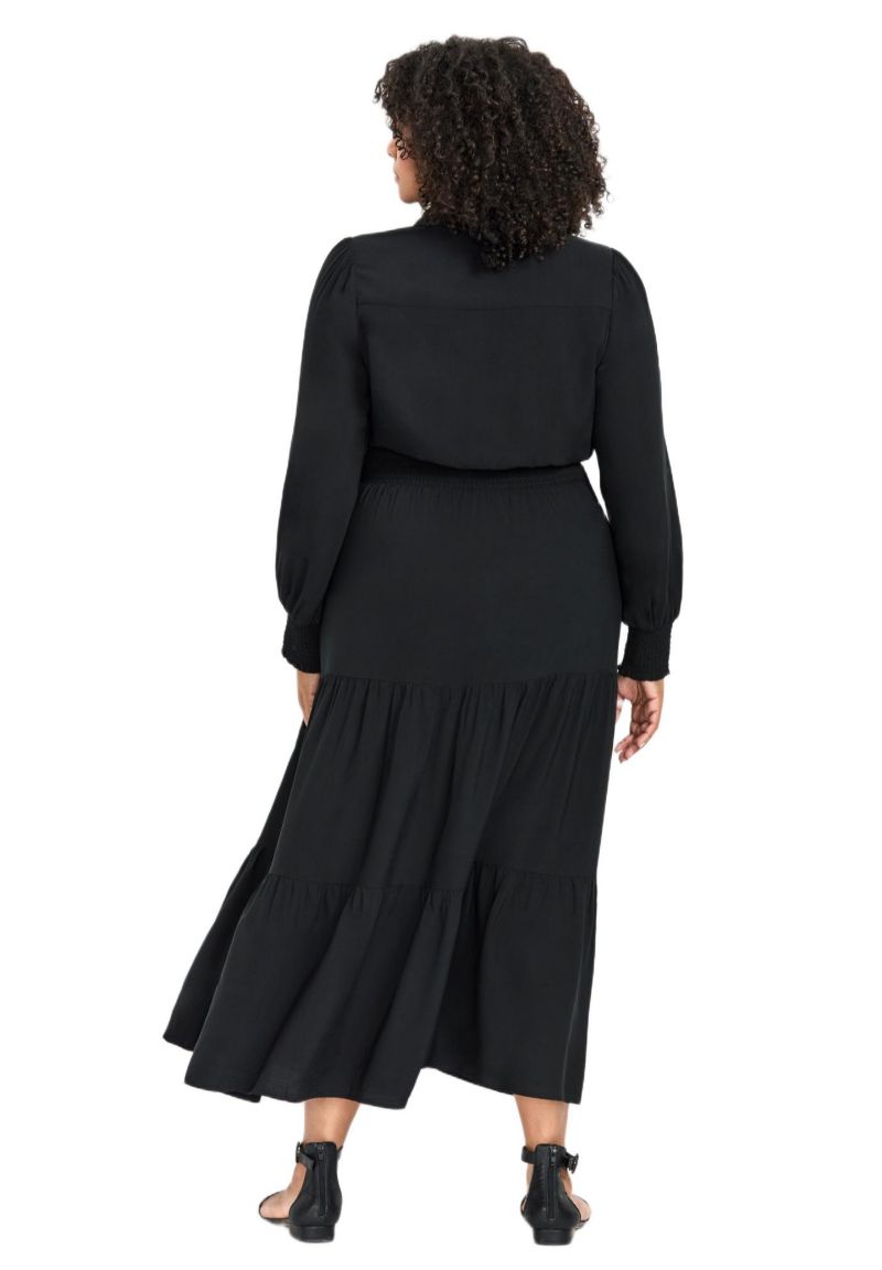 Women's Plus Size Shiloh Tiered Maxi Dress