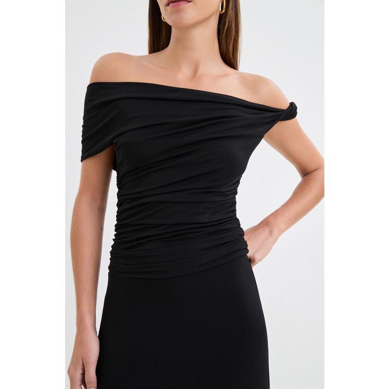 Women's Manon One-Shoulder A-Line Jersey Maxi Dress