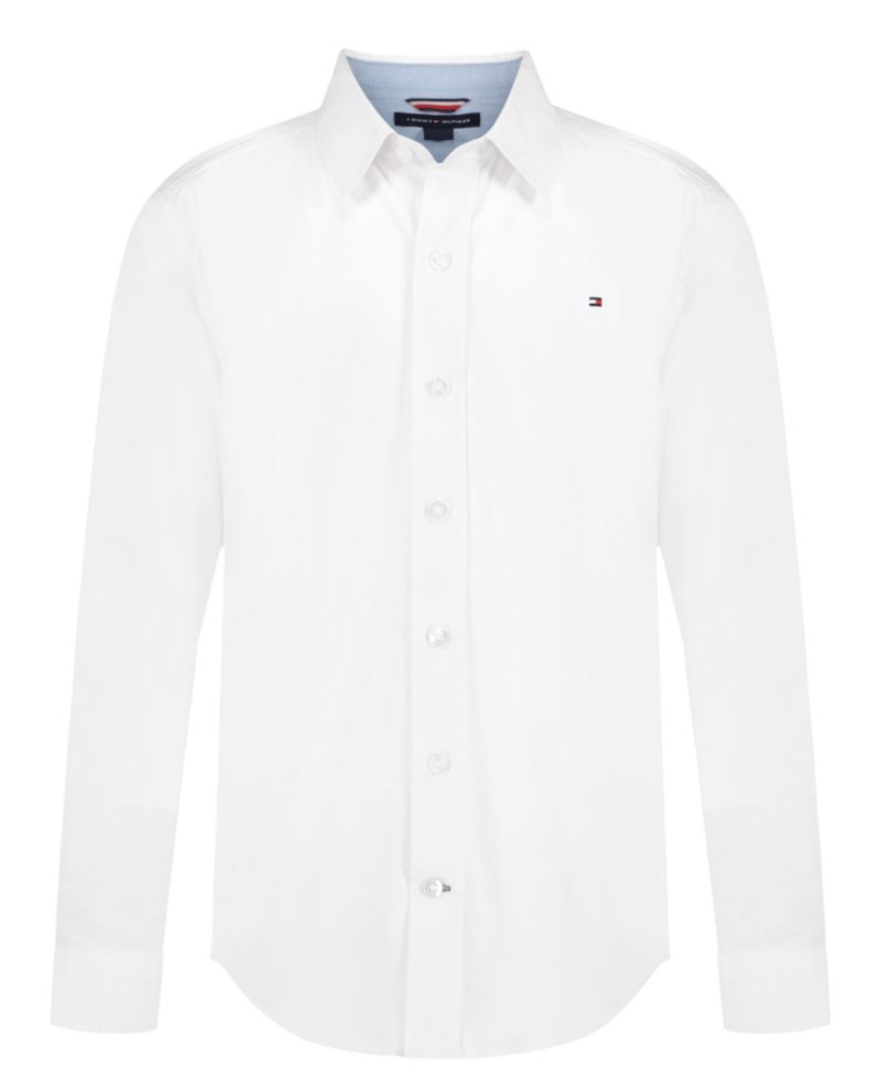 Boys' 8-20 Oxford Long-Sleeve Cotton Shirt