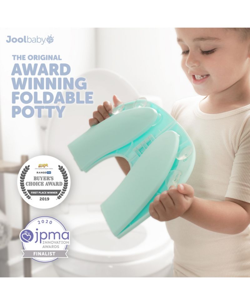 Folding Travel Potty Training Seat for Toddlers, Fits Round & Oval Toilets, Non-Slip Suction Cups, Includes Free Travel Bag