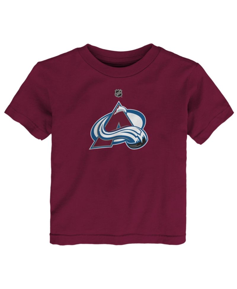 Baby Boys and Girls Burgundy Colorado Avalanche Primary Logo T-Shirt