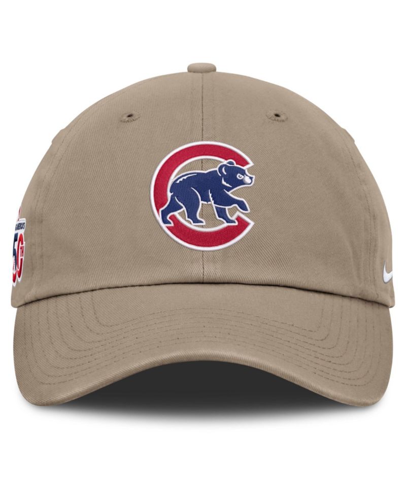 Men's Khaki Chicago Cubs Celebrating America's 250th Club Adjustable Hat