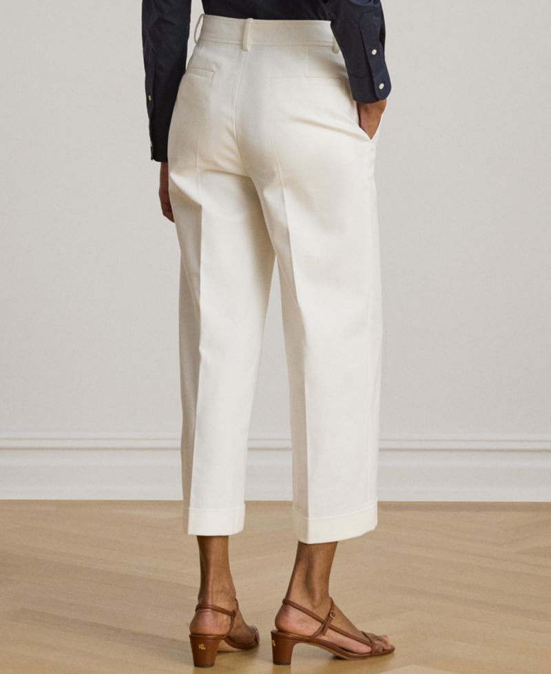 Petite Cropped Wide-Leg Pants
