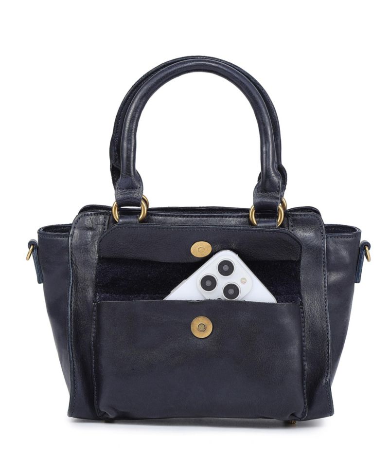 Pansy Small Leather Satchel Bag