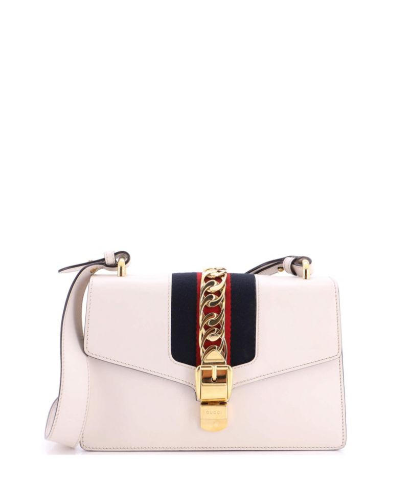 Small Sylvie Shoulder Bag Leather