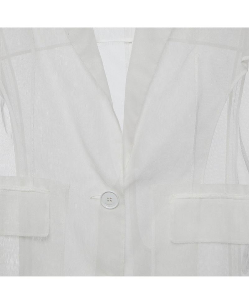 Women's Mesh Sleeveless Jacket
