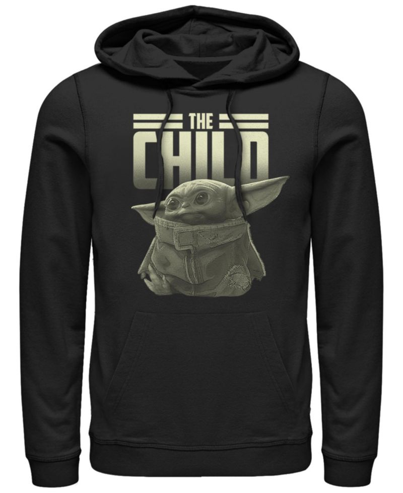 Men's Star Wars Mandalorian Child Fleece Pullover Hoodie