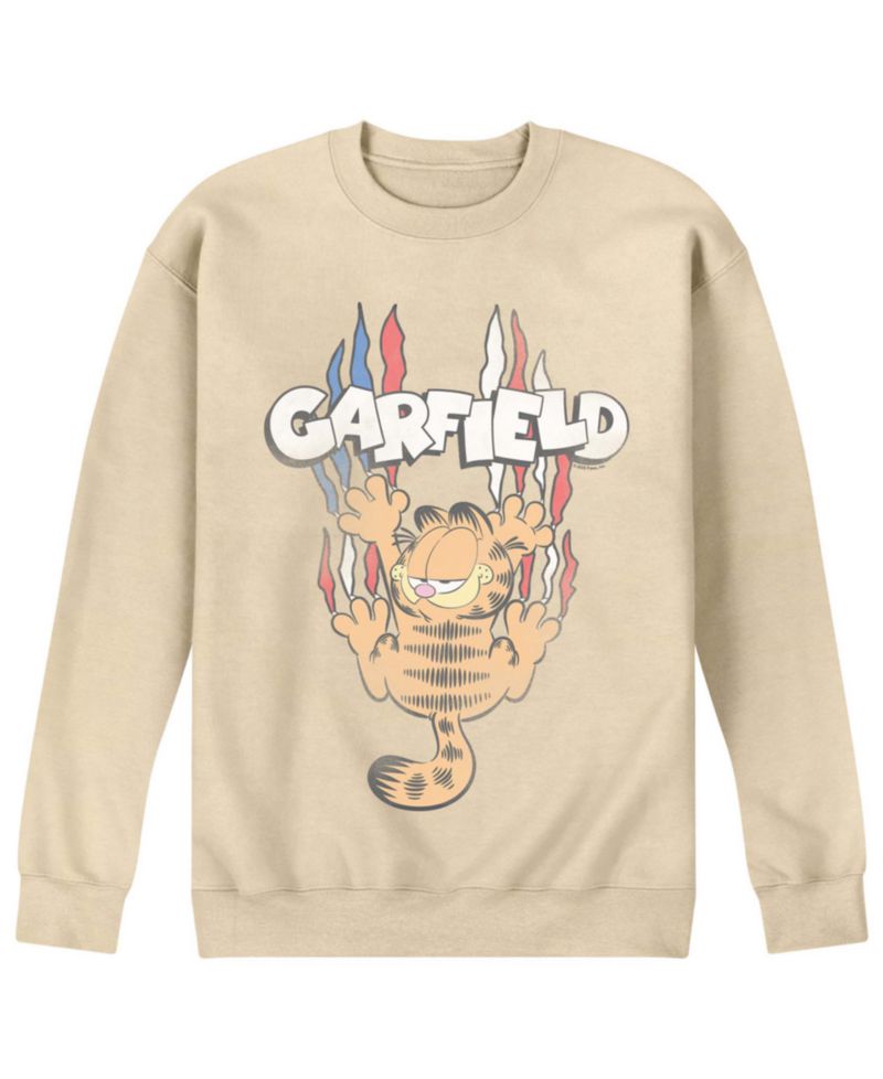 Men's Garfield Americana Tonal Washed Crew Fleece Sweatshirt