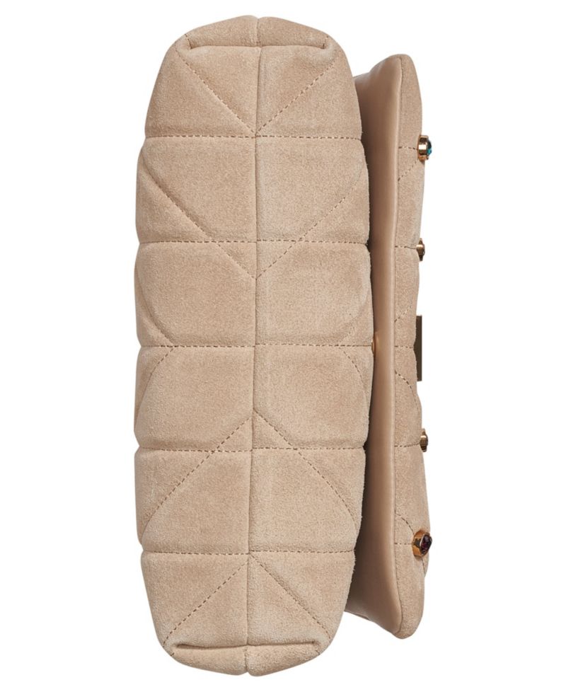Lafayette Medium Suede Shoulder Handbag