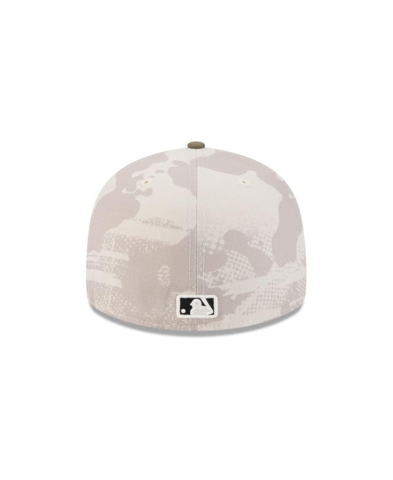 Men's Light Beige/Olive Tampa Bay Rays 2025 Armed Forces Day 59FIFTY Fitted Hat