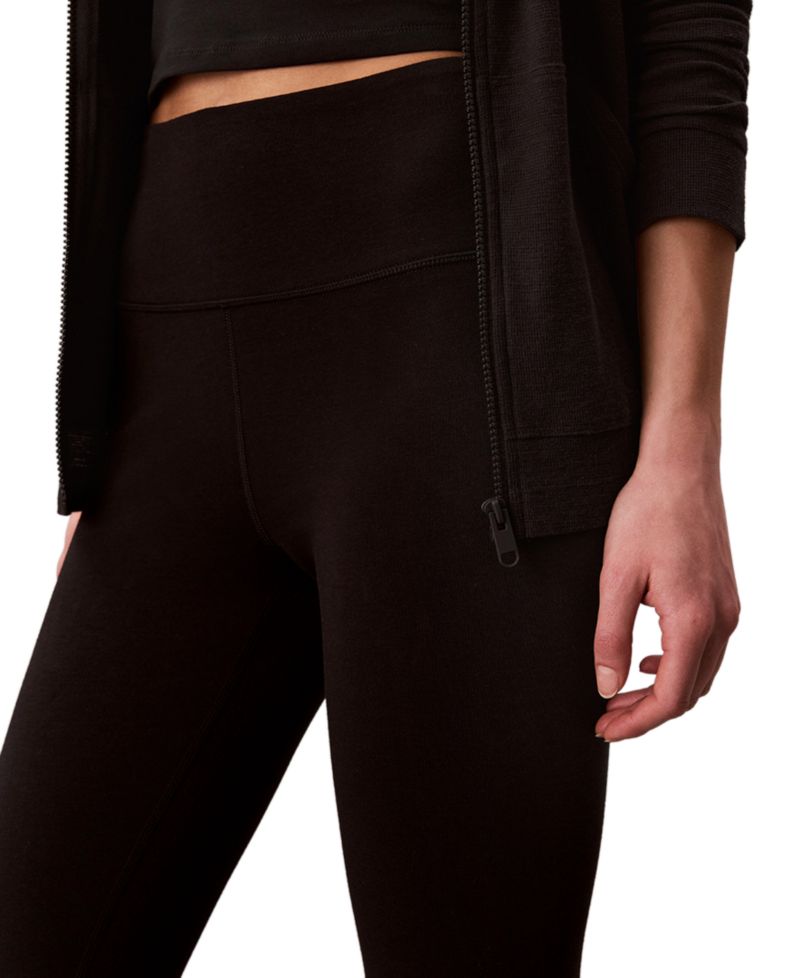 Women's High-Rise Cotton Logo Leggings